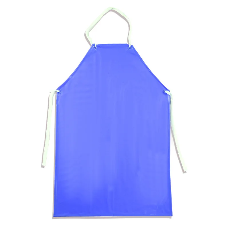 DS926 Custom Industrial Food Garden Chemical Apron Resistant Work Butcher Pvc Apron Adjustable Waterproof Rubber Vinyl Apron