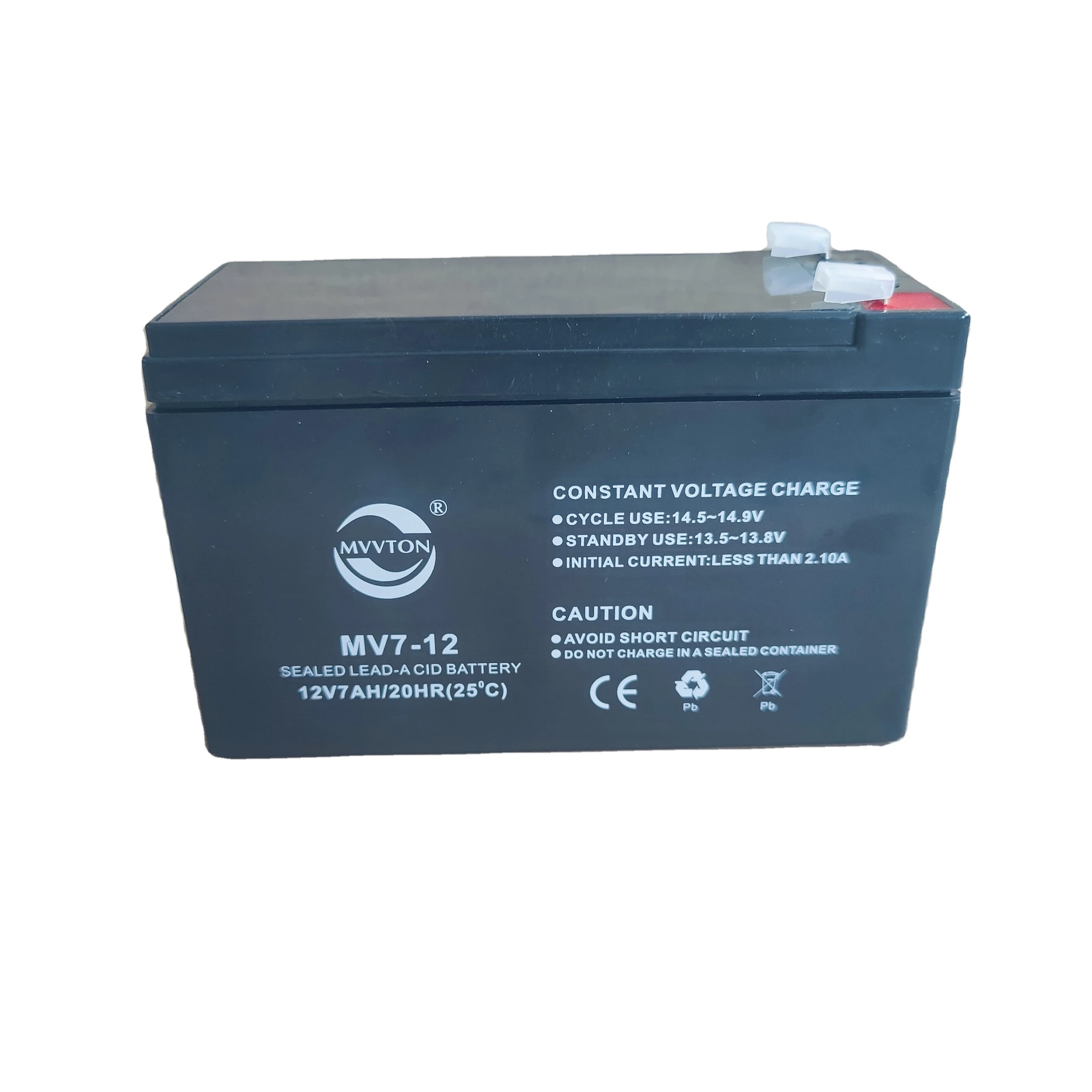 Popular Product 12V7Ah  AGM Lead Acid Battery Rechargeable for Toys Consumer Electronics Home Appliances Power Tools