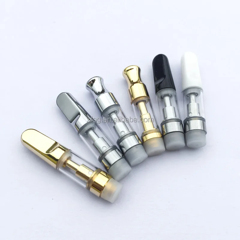 Wholesales 510 thread oil vaporizer empty cure vape pen cartridge gold tip