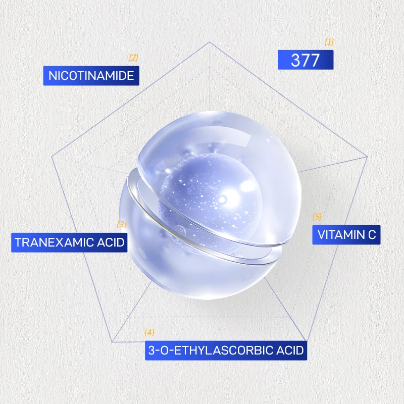 Private Label Freckles Removal Whitening Face Dark Spot Remover Corrector Cream Facial mask  Facial essence set