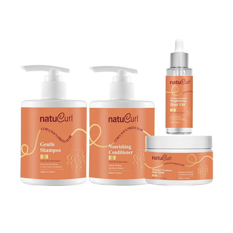 Custom Logo Chemical-free Organic Hair Care Curly Hair Oil for Deeply moisturizes and Repairs damaged hair