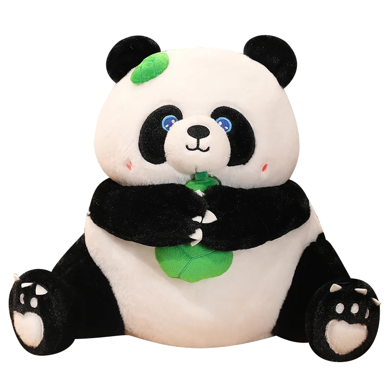 flower panda Lovely soft  plush toy doll New Year gift for children and adults