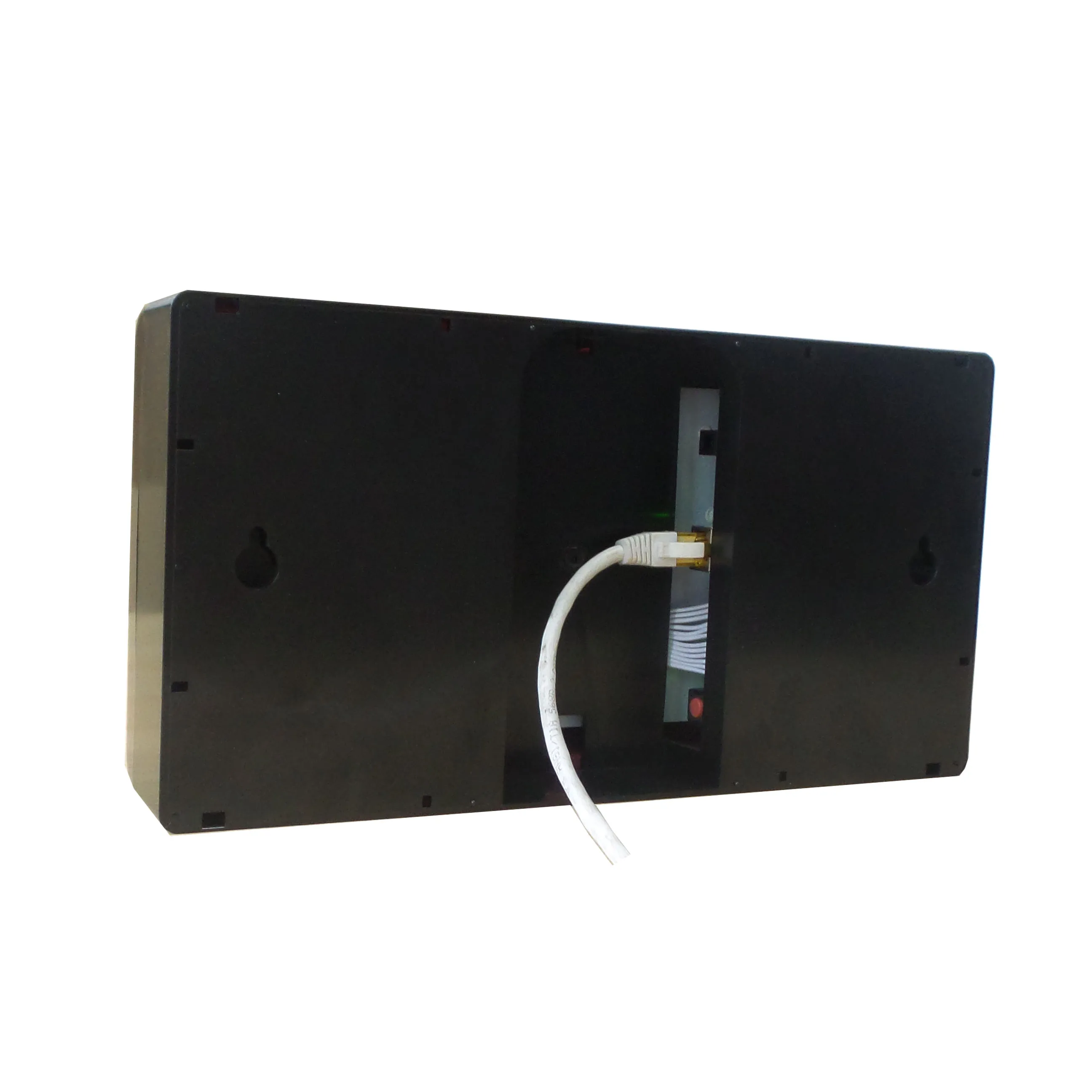 Сетевые часы NTP PoE 4x4 дюйма с красным/зеленым светодиодом черный