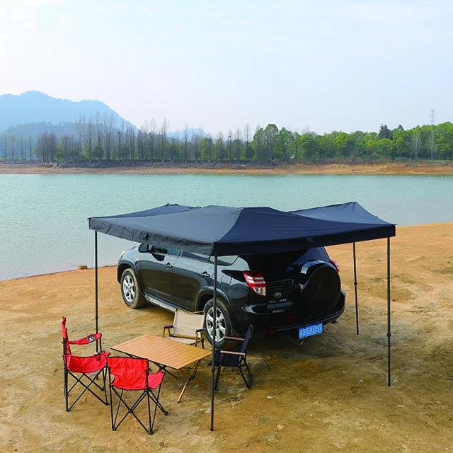 L new camping product Outdoor Camping Car Awning  Car Roof Side Shelter Awning Free Standing Foxwing 270 Awning