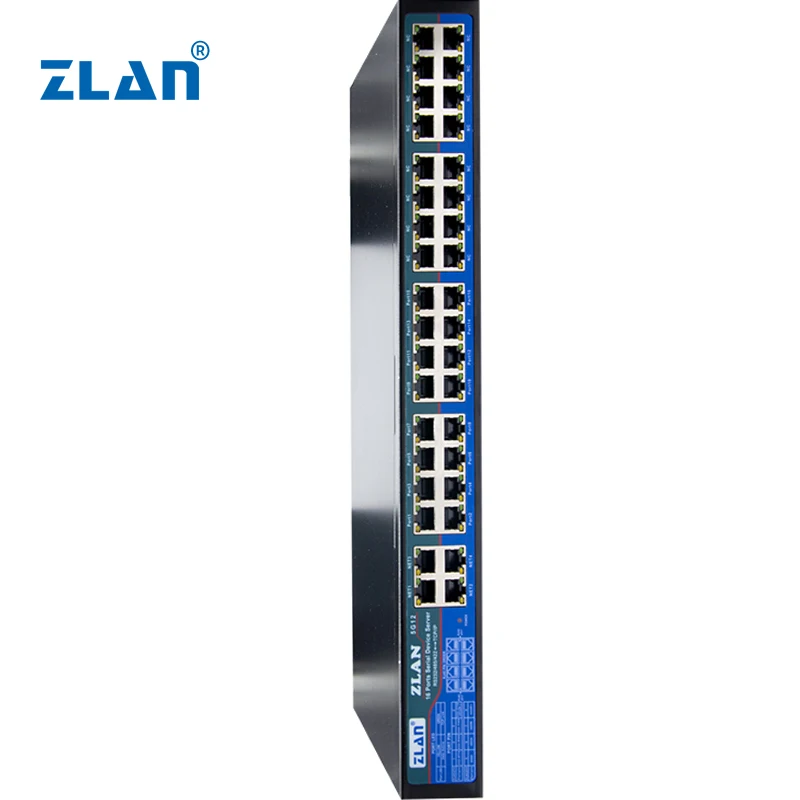 16 port RS232 RS485 RS422 to TCP/IP industrial multi ports ethernet to rs485