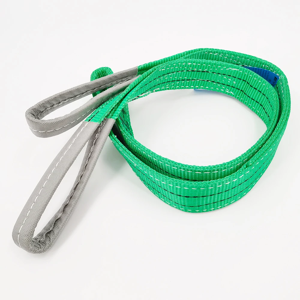 VINEET High Quality Durable Polyester 2 Ton Customizable Eye To Eye Webbing Sling Flat Webbing Sling