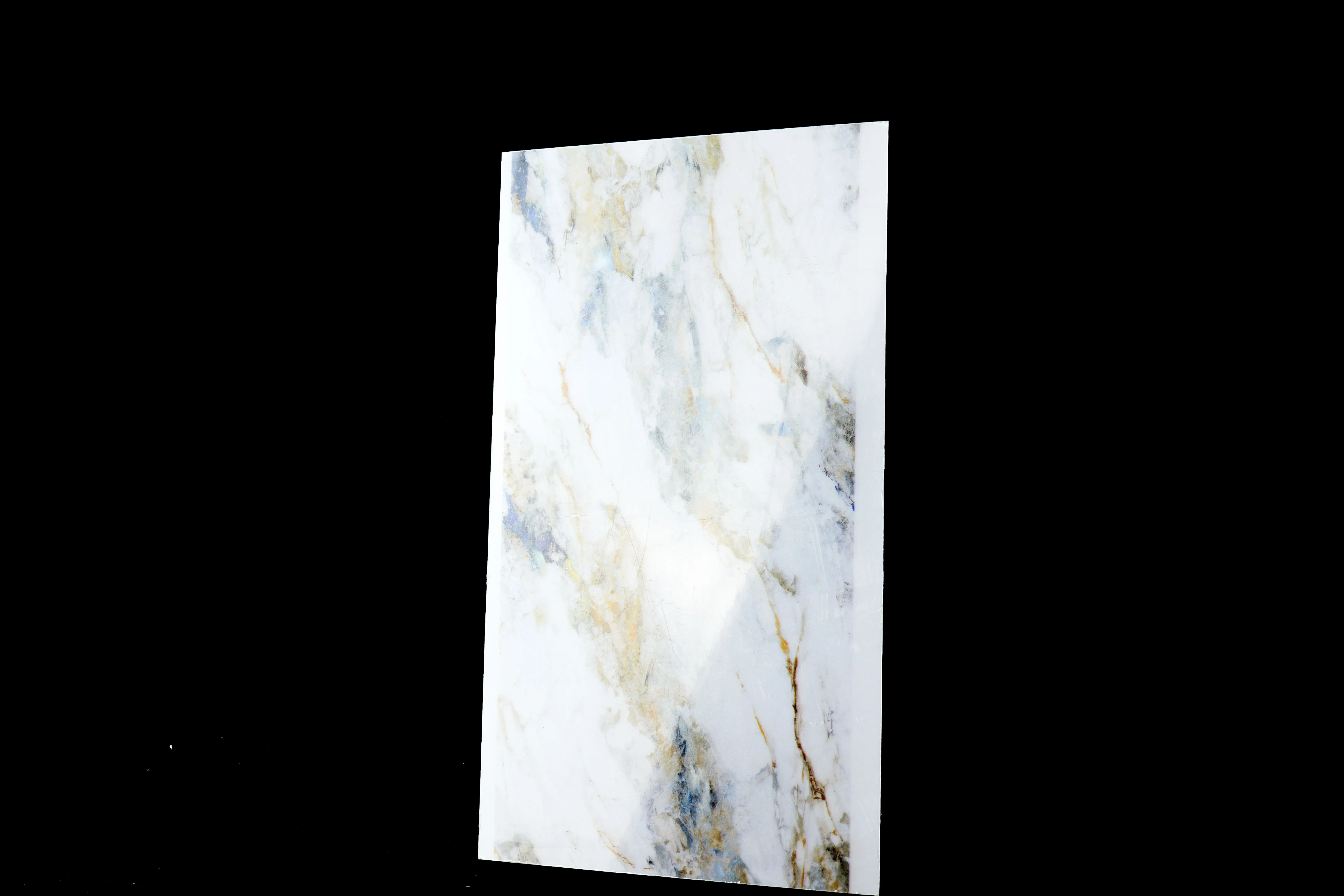 1220*2440mm Matte Finish High Glossy Waterproof 3d Uv Marble Sheets Pvc Marble Wall Panel Plastic Marble Alternative