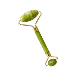 Amazon best seller natural green face massager skin care tools face roller facial jade roller