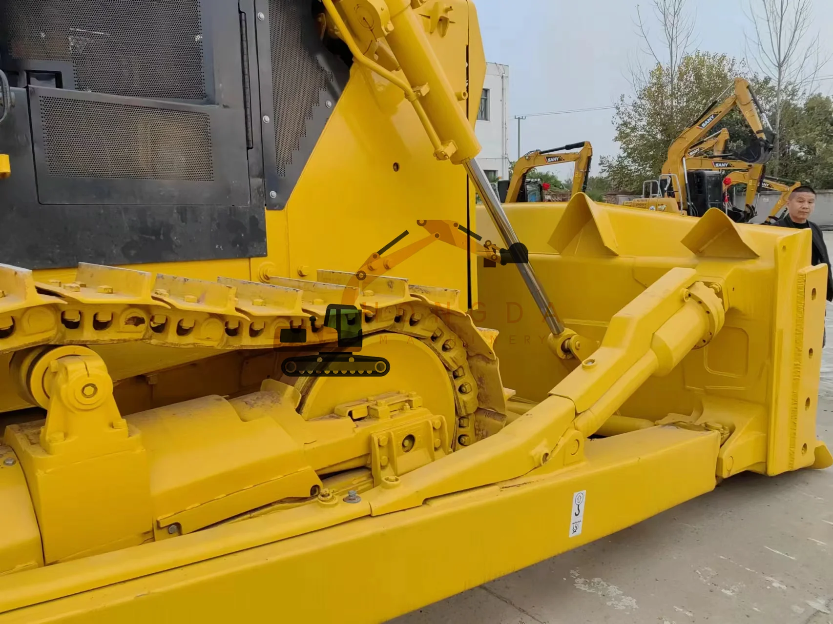 Брендовый бульдозер Shantui 220 л.с. SD16 Sd22 SD26 SD32 модель бульдозера с расширенным треком хорошая цена на продажу