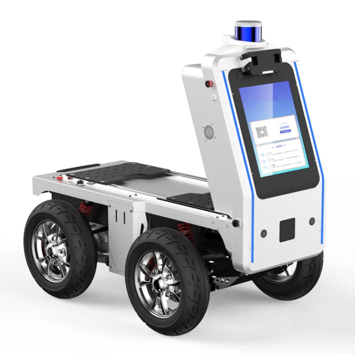 Outdoor security system patrol service robot self-driving autonomous navigation cooperative robot