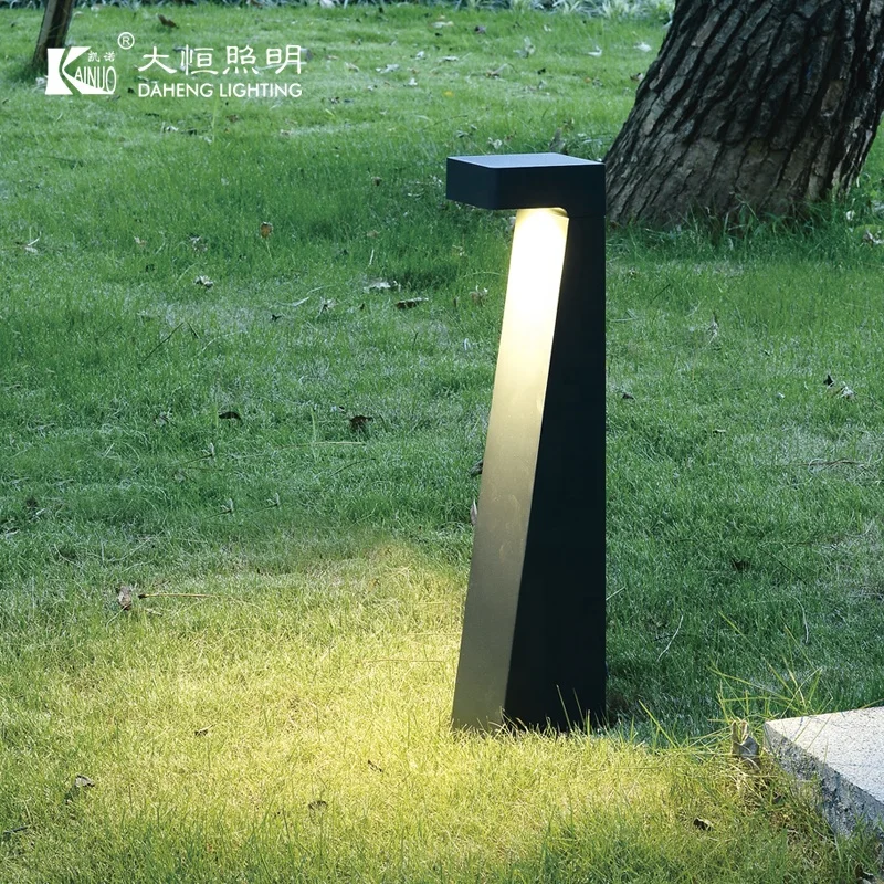 Daheng Hot Selling 2024 High Quality Bollard Lawn Garden Light Modern New SMD 10w Led Outdoor Design 500mm 800mm Luminous Body