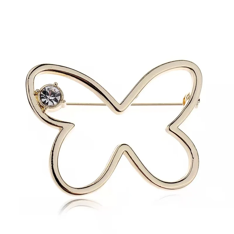 
Красивые очаровательные женские броши с водяным камнем заколки Брошь-насекомое бабочка 