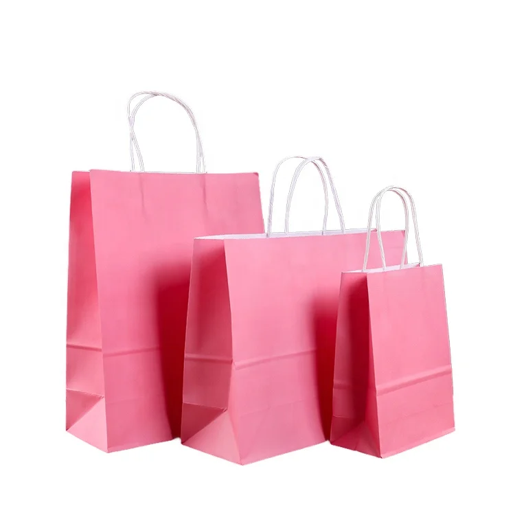 Custom lunch handmade take away fast food Multi Color Retail kraft paper bag for Wedding Party Favor