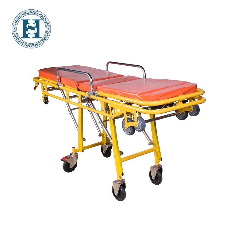 
2020 New hospital transport ambulance patient stretcher trolley 