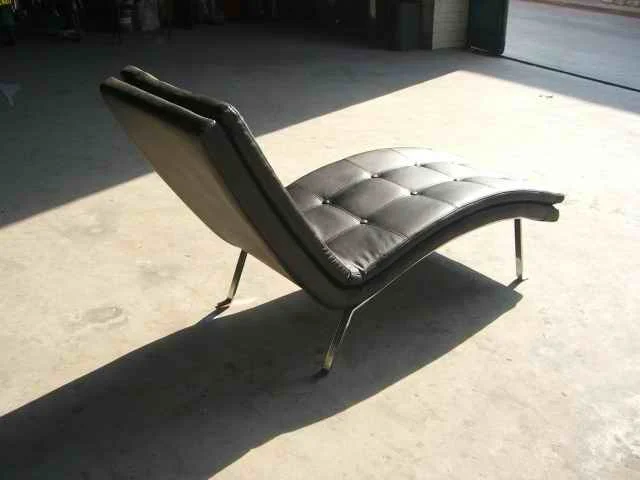 Lazy Lounge Sofa Furniture Chair Design OEM Chaise Lounge Modern Luxury Living Room Customized Bonded Genuine Leather