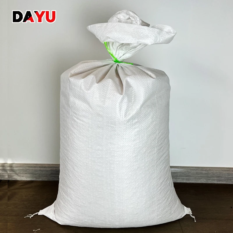 25kg 50kg White Polypropylene Woven Sacks 50 kg New Empty Rice Bags for Sale