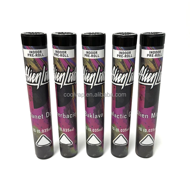 Lemonnade Connected Runtz Jokes up Glass Plastic Pre roll Packaging Pre-rolled joint Prerolls Tubes Cones Box Pack Alien