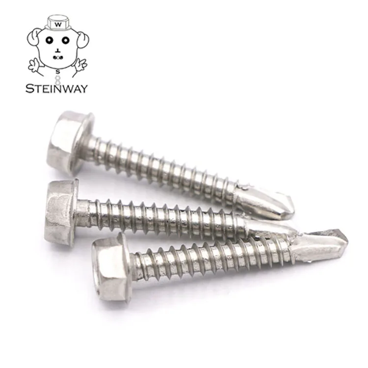 Китайский завод A2 A4 SS410 ферменная головка Phillips из нержавеющей стали кровельные винты для дерева и ДСП