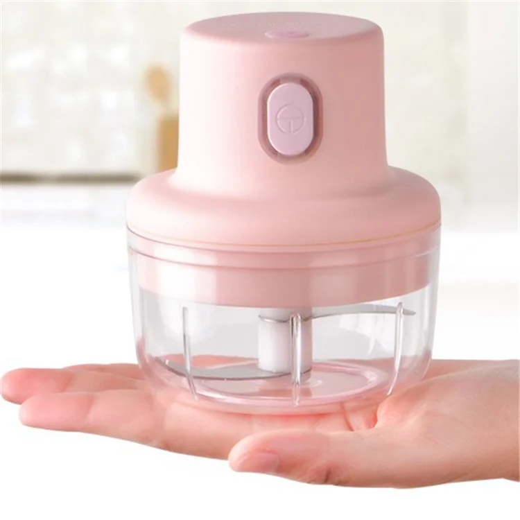 Factory Wholesale Kitchen Portable Food Meat Electric USB Mini Garlic Crusher Chopper