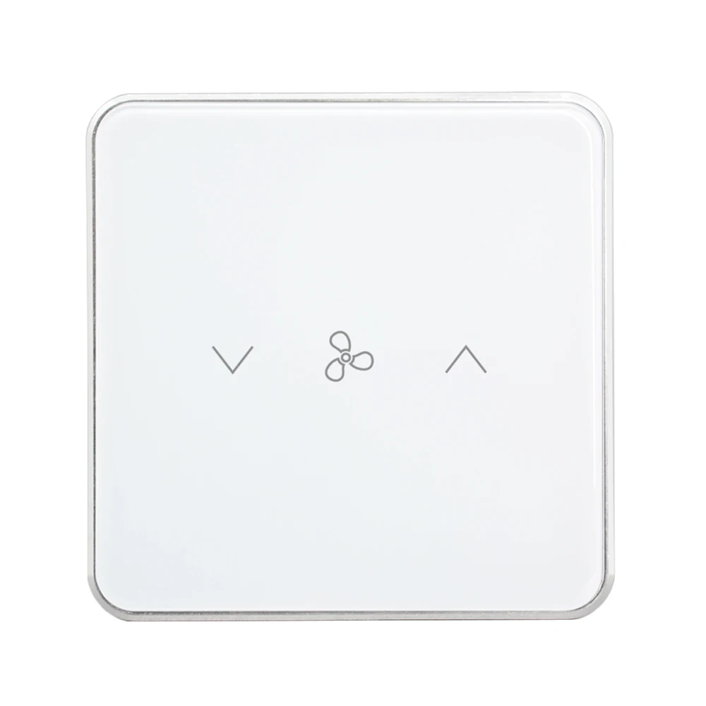 T2-W62 Smartsteps Electrical Fan Switches 110-250V Tuya WiFi 5 Speed Remote Control Touch Panel Ceiling Fan Dimmer Wall Switch