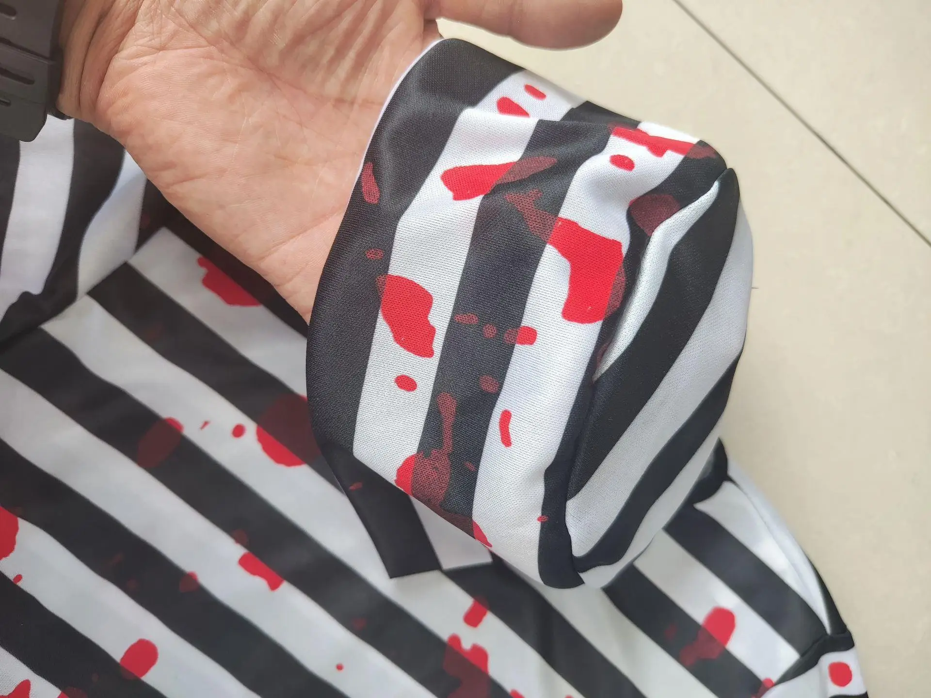 Children Cosplay Prisoner Costume Halloween Costume Clothes for Kids Boys