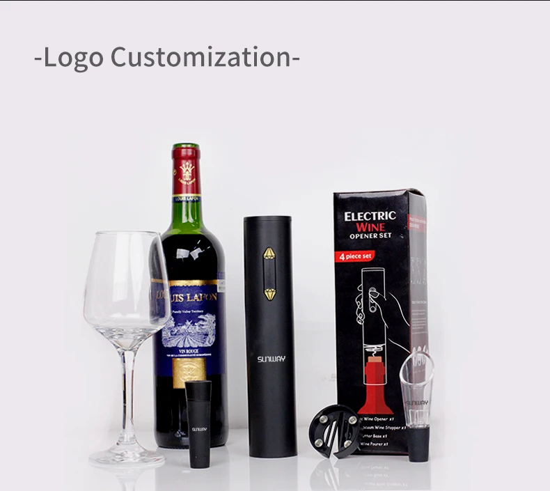 The New Ideas 2023 Innovative Unique Product Wine Opener Electric Kitchen Accessories Set for Women Gift Promotional