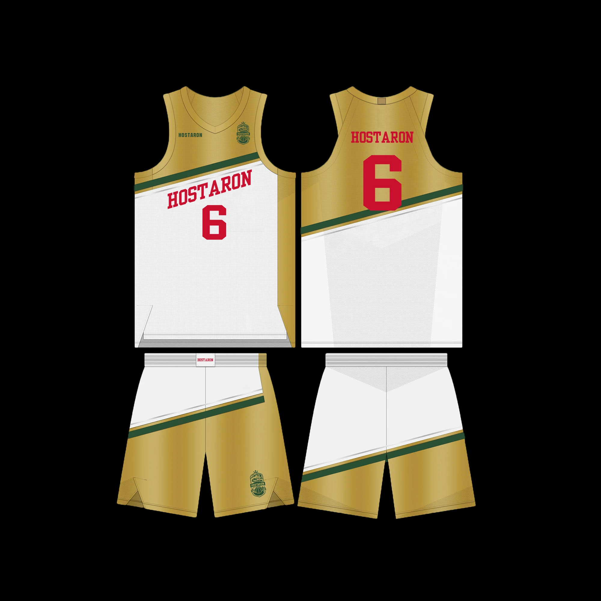 HOSTARON Custom Basketball Kit Sublimation Basketball T Shirt Quick Dry Basketball Uniforms Camisa Basquete Embroidered Jersey