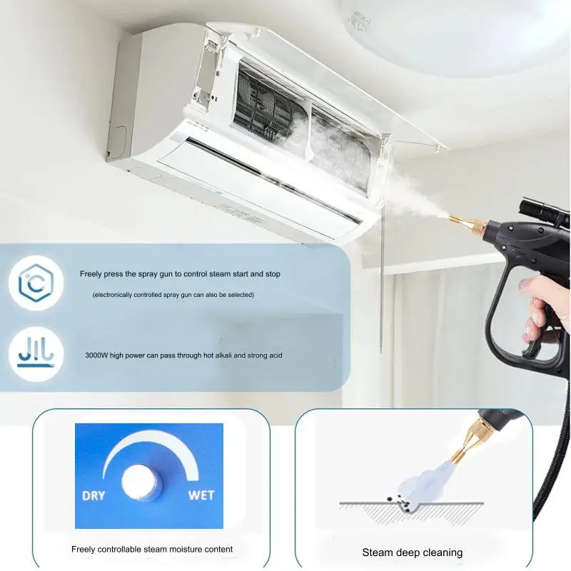Hot Sale 3000W High Pressure Cleaner Car Wash Machine Portable electric steam cleaner portable car washer