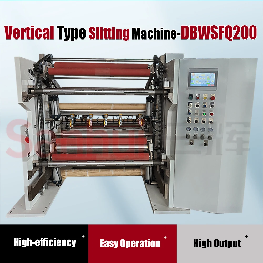 auto bopp tape pvc electrical insulation tape cutting machine slitting machine