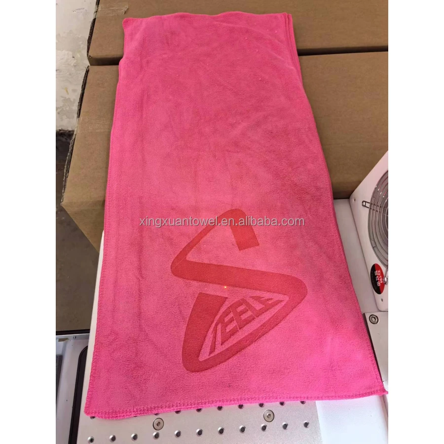 wholesale sweat absorbing printed microfiber sport fitness towel custom gym towel