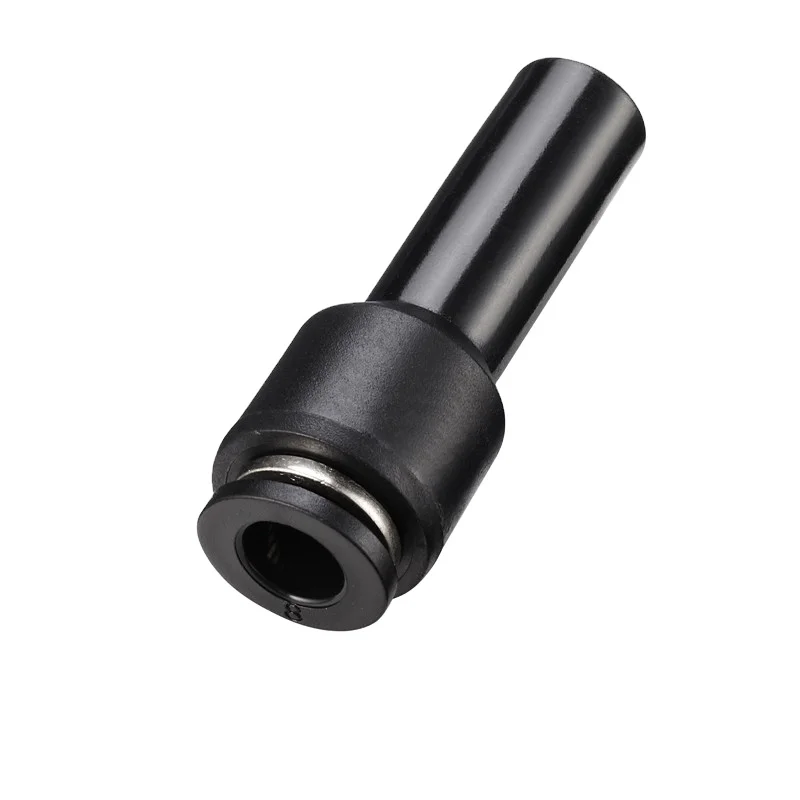 Durable Plastic Push-in Pneumatic Fittings for Industrial Air Hoses
