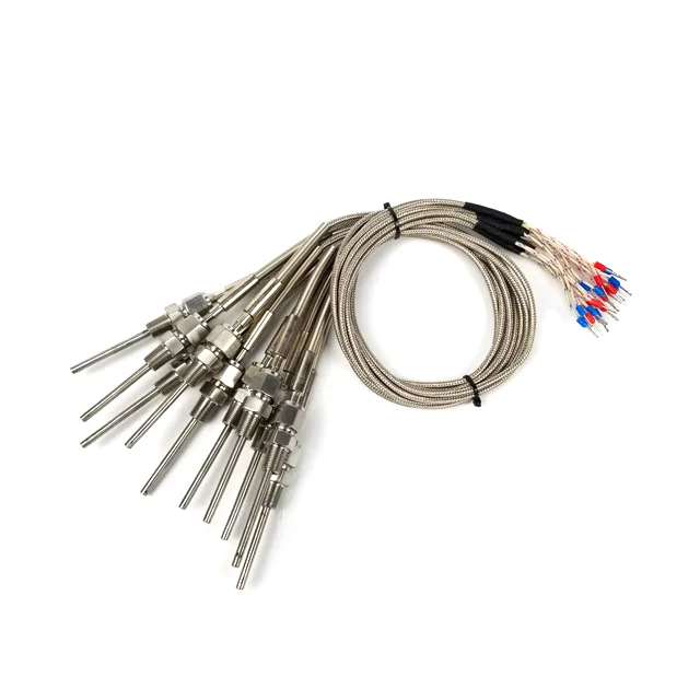 BRIGHT Industria K J E N T Type High Temperature Thermocouples Sensor Wire 1200C