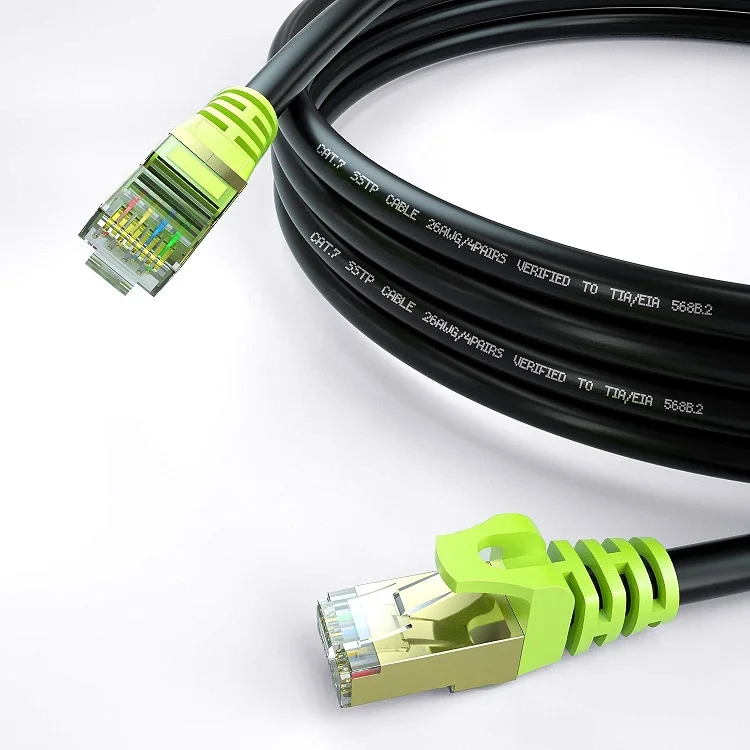 23awg 50 м lszh 0 5 sstp ftp Плетеный наружный rj45 s/stp lan gold 100 cat7 cat8 сетевой кабель ethernet для
