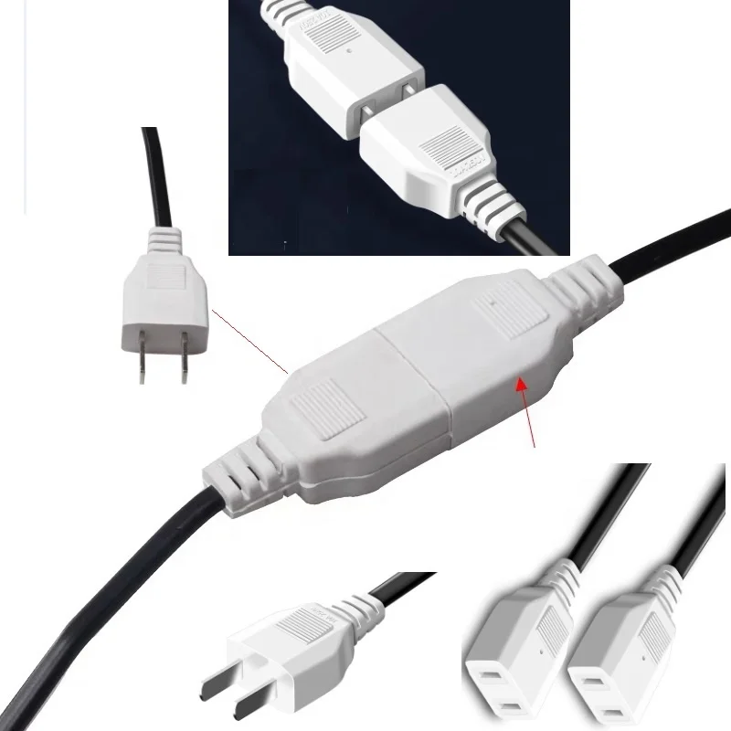 China ac power plug female wire plug monitor power waterproof box core CCTV accessories