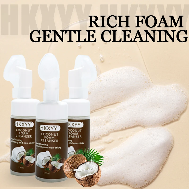 Private Label Customized Organic Face Wash Soothes and Brightens Skin Natural Vegan Coconut Foaming Foaming Cleanser
