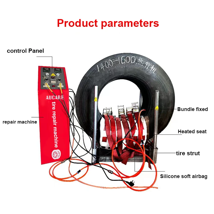 Tyre Repair Patch Machine/Tire Vulcanizer For Truck Repairing With CE