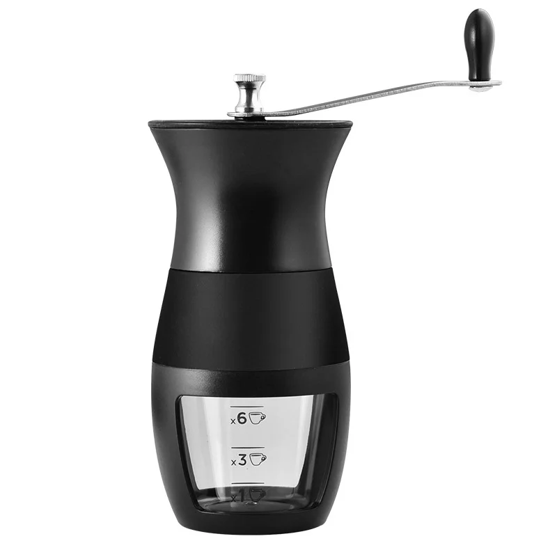 WISDOM High Quality 5/6/7-Axis Home Office Travelling Washable Manual Coffee Mill