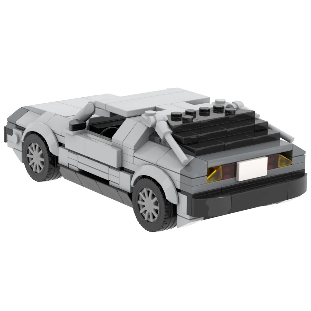 313 шт. MOC4133 вернемся в будущее гоночный автомобиль кирпичи серии фильмов сборка модели DIY Развивающие строительные блоки детские подарочные игрушки