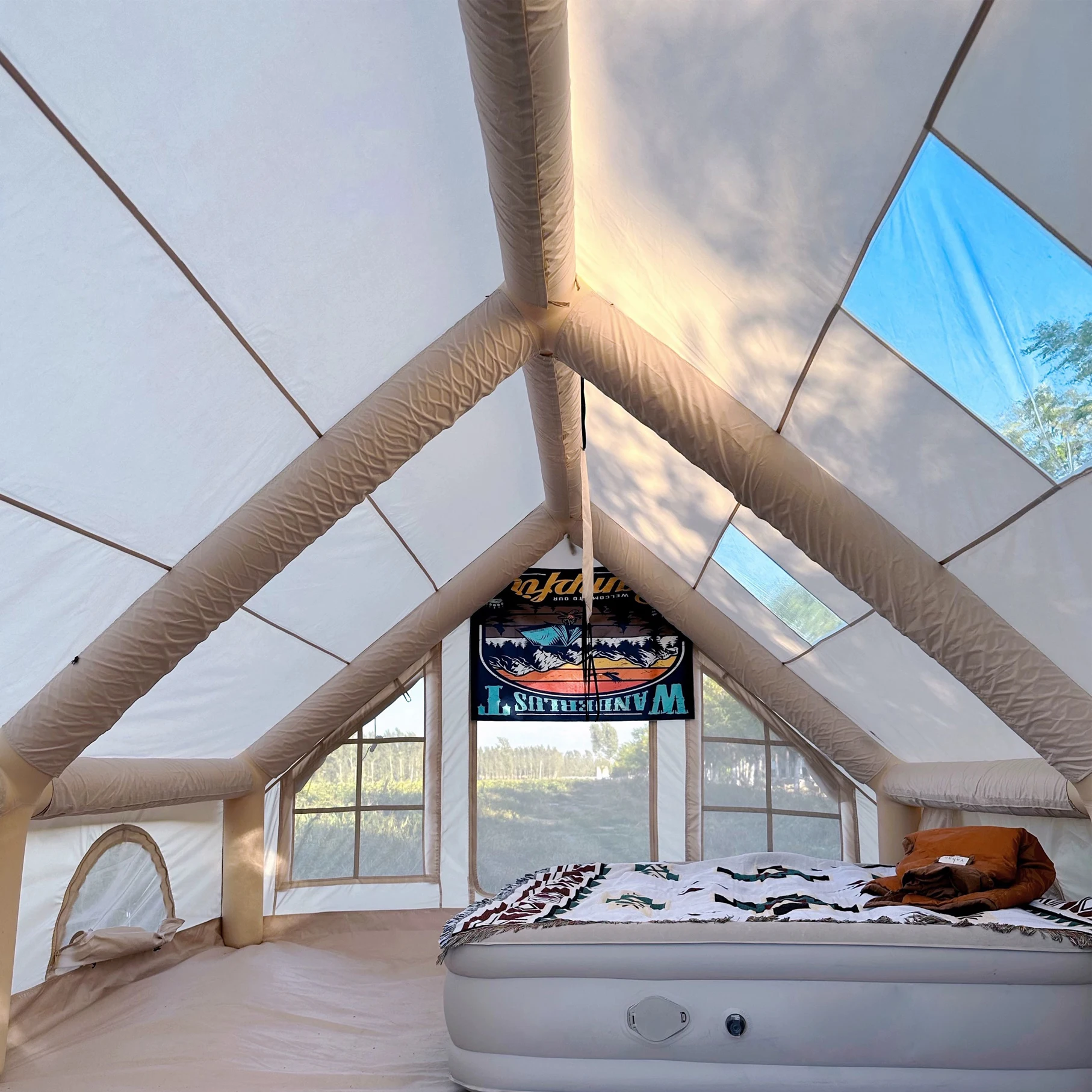 how much is an air conditioned tent rental air tent double-action hand pump Outdoor Camping Party Festival Events