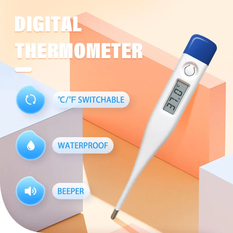 Celsius fahrenheit rigid tip digital temperature thermometer Lcd digital medical price electronic thermometer temperature