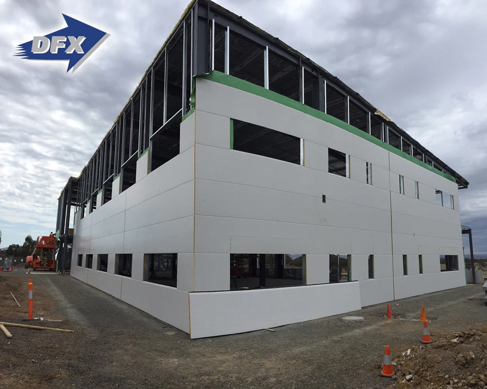 Customized Prefabricated Steel Structure Building Low Cost Office Hotel Factory Workshop Warehouse Steel Building Modular
