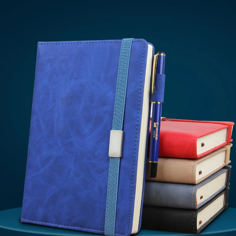 Высококачественный блокнот с линейкой A5 с ручкой, блокнот с индивидуальной печатью