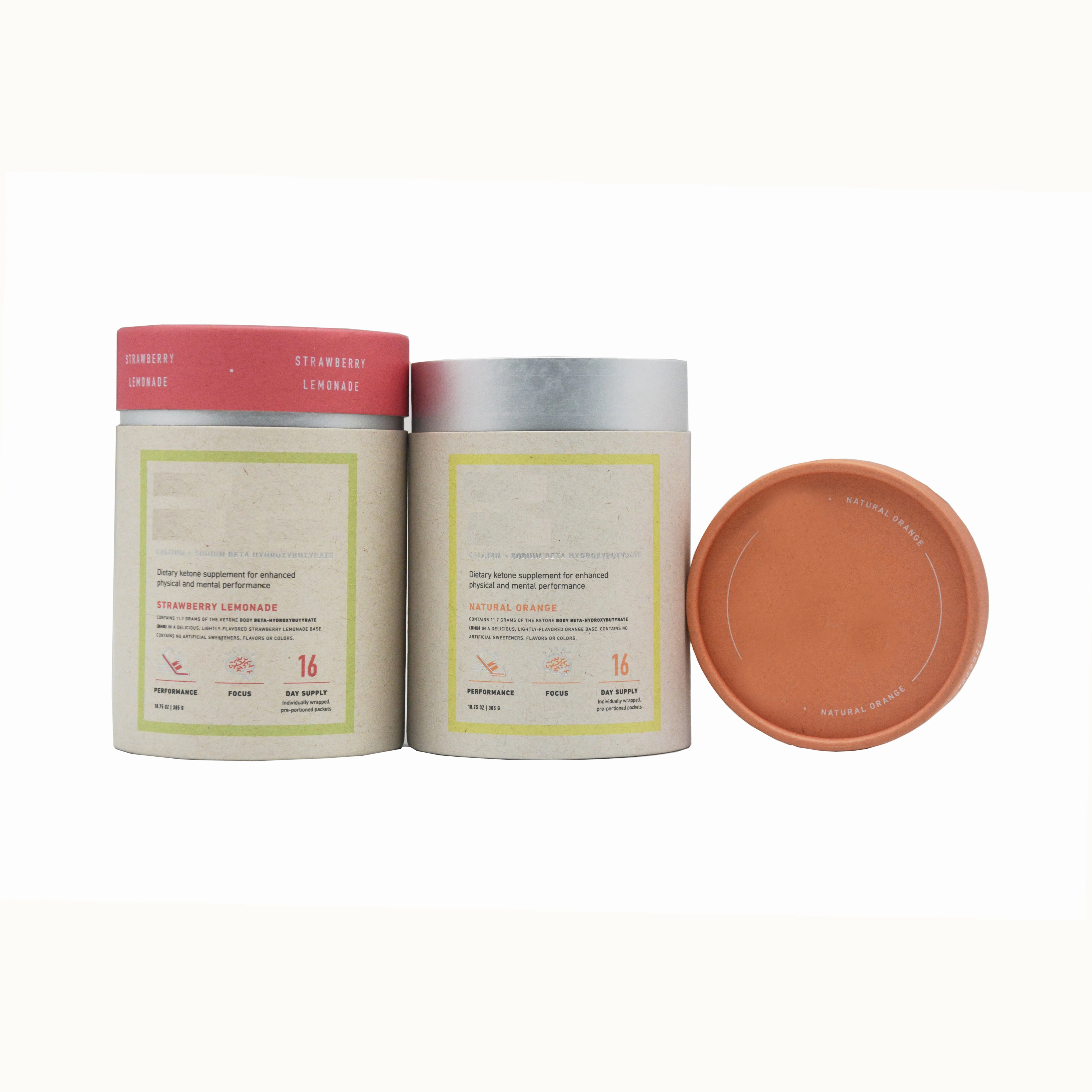 Wholesale Custom Compostable cardboard tube packaging Powder Tea Coffee Bean Oats Paper Tubes Round Gift Container Tea boxes