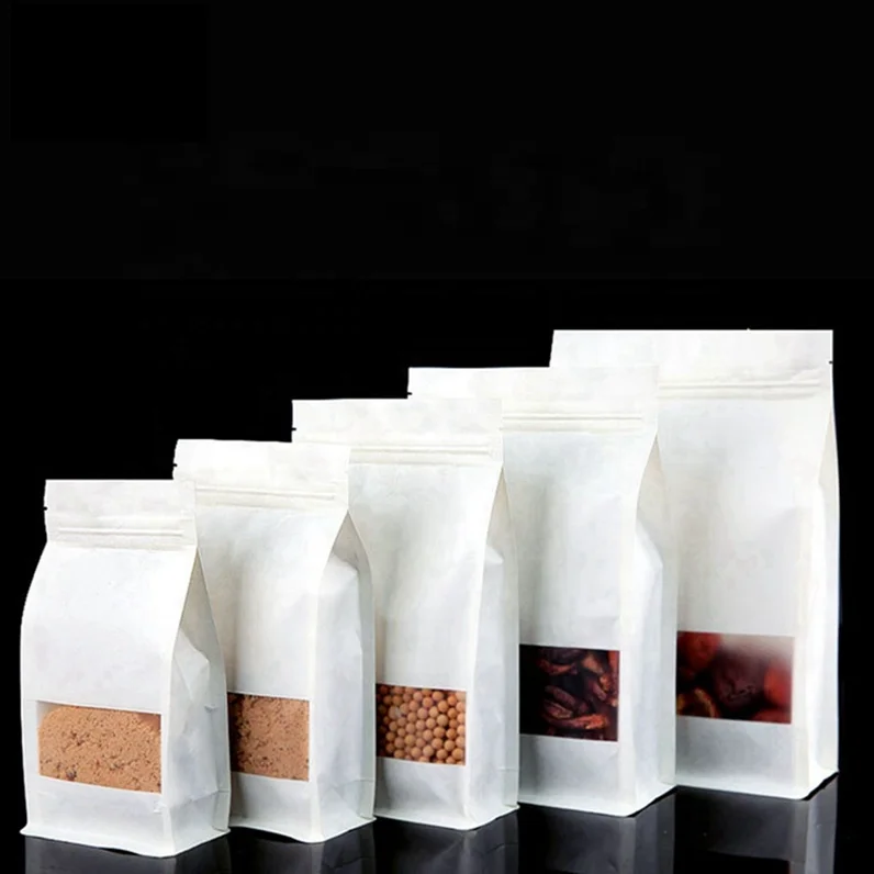 Customized Printing 12oz Stand Up Foil Flat Bottom Coffee Bags Pouches coffee bag with valve