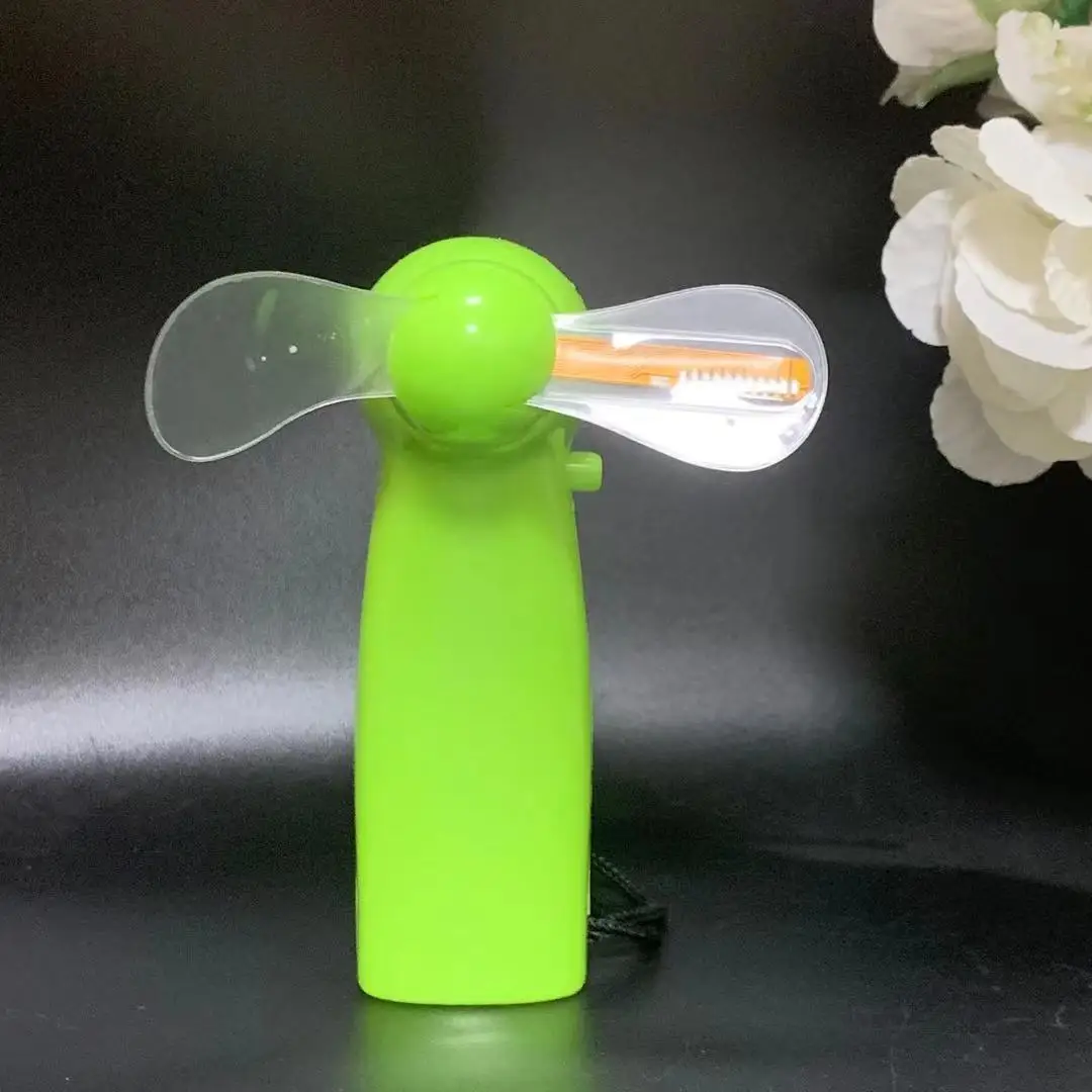 Mini Portable Custom Message Handheld LED Battery Fan Programmable LED Display Handheld Electric Fan LED Custom Message Fan