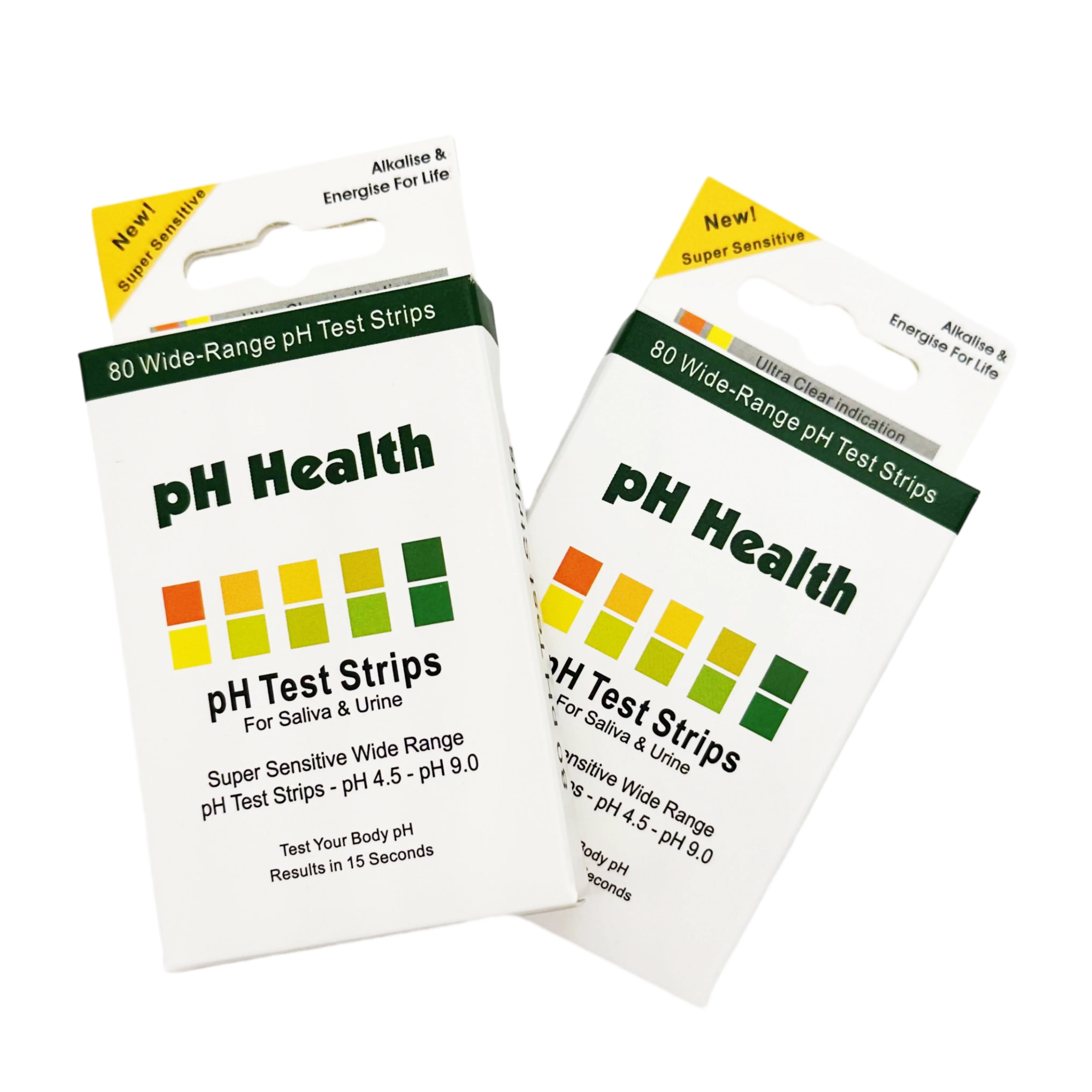 pH Test Paper Urine and Saliva pH  testing strips Urine pH Test Kit 4.5-9.0