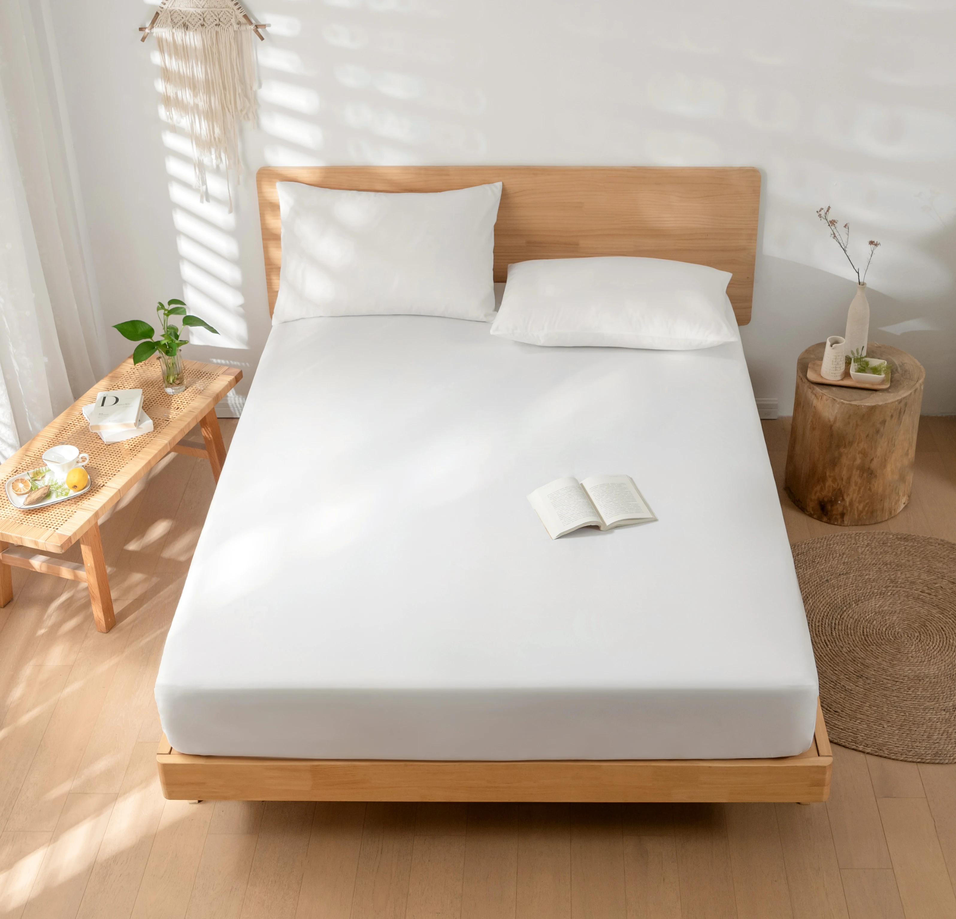 Однотонное высококачественное постельное белье из матовой микрофибры, удобное постельное белье, простыня, натяжная простыня, эластичное постельное белье