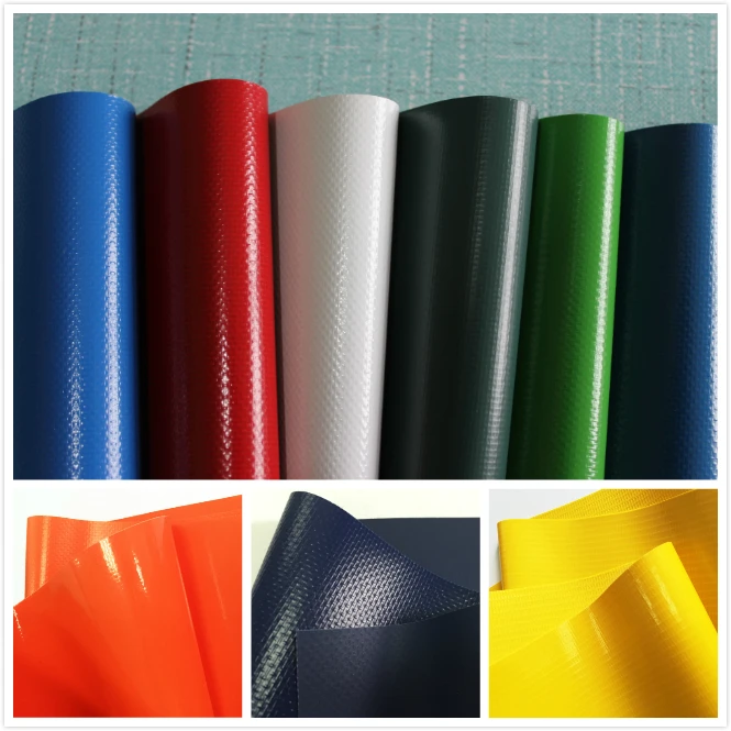 
waterproof pvc tarp tarpaulin wholesale pvc tarps 550gsm-680gsm pvc coated tarpaulin fabric 