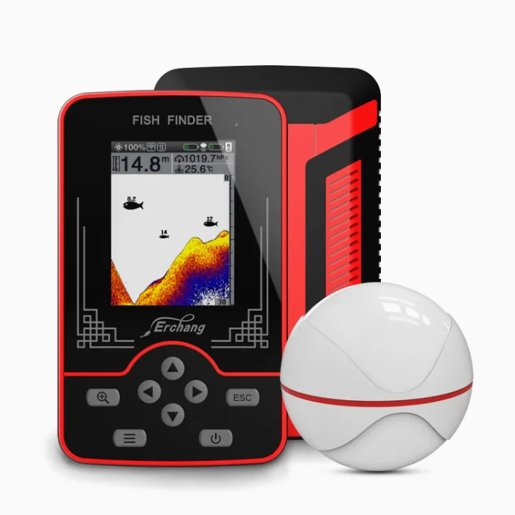 100M Wireless Ice fishing equipment portable sonar fish finder smart fish finder