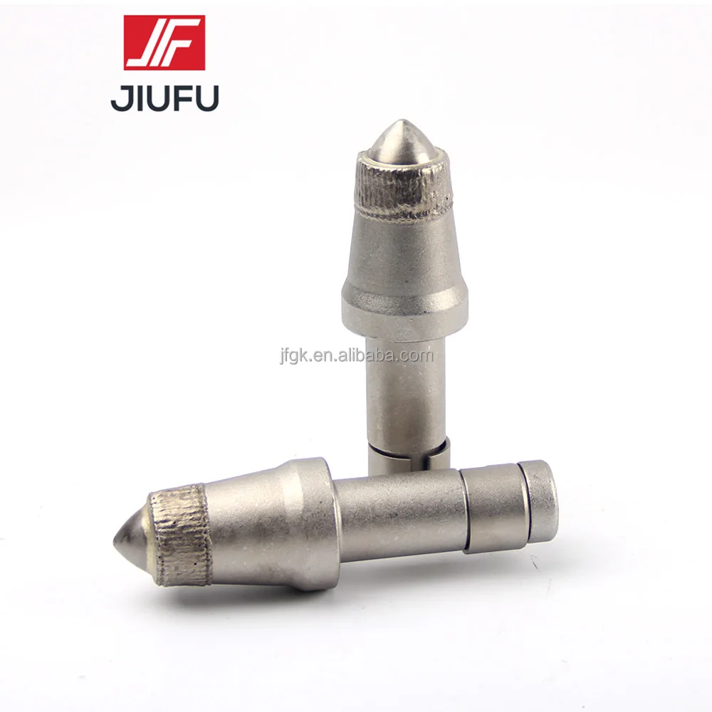 Conical Bits 25Mm Round Shank Drill Bits Tungsten Cutting Carbide Coal Foundation Drilling Pick For Mining